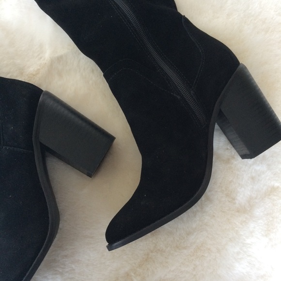 NEW IN BOX Steve Madden Real Suede Knee-High Boots - Picture 3 of 11